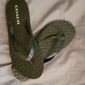 Coach flip flops
